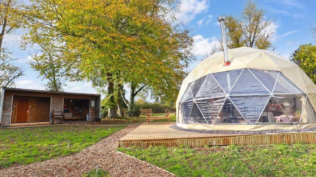 Готель Luxury Dome With Private Wood-Fired Hot Tub Оксфорд Екстер'єр фото