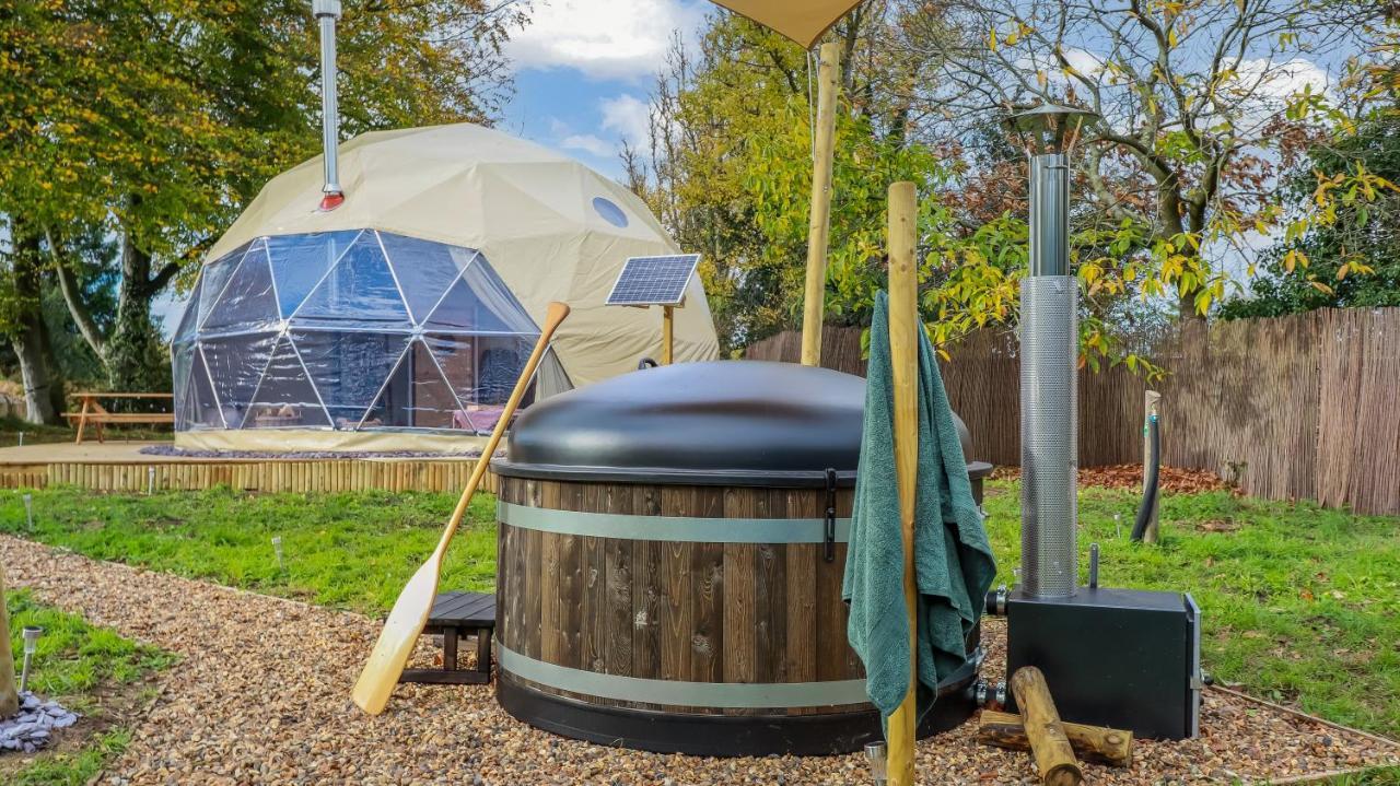 Готель Luxury Dome With Private Wood-Fired Hot Tub Оксфорд Екстер'єр фото
